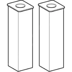 Geberit Toebehoren - Steunpoten, 2 Stukken, Chroom 500550000 -Badkamerartikelen Winkel 73398521b6f18dfbd9cd31c8