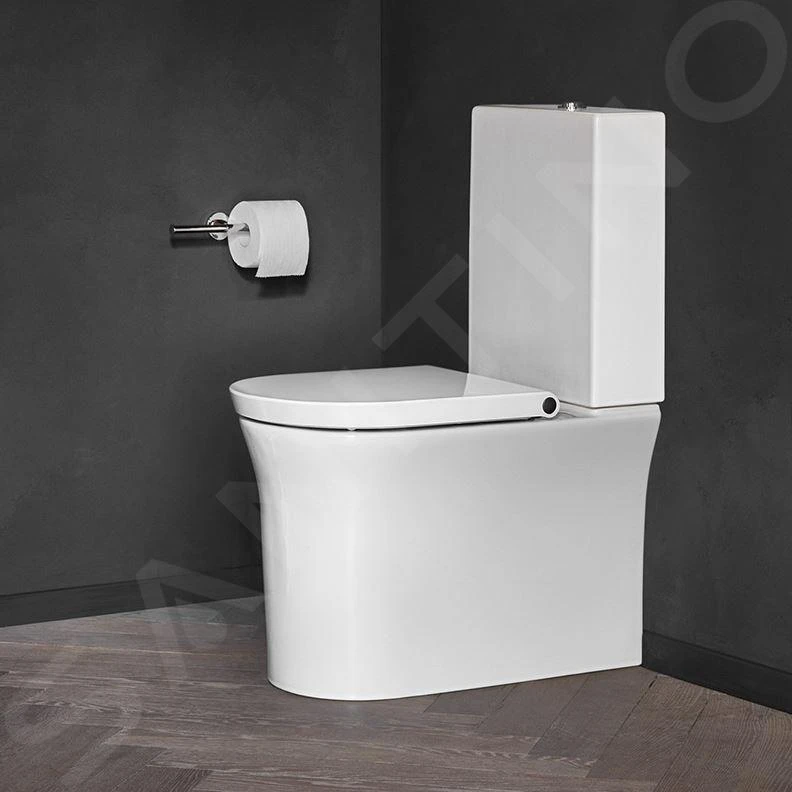 Duravit White Tulip - Duoblok Toilet, Vario Afvoer, Rimless, HygieneGlaze, Wit 2197092000 5 Duravit White Tulip - Duoblok Toilet, Vario Afvoer, Rimless, HygieneGlaze, Wit 2197092000 - Afbeelding 3