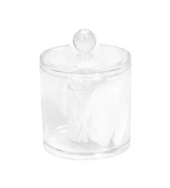 Compactor Make-up Organizer - Doos Voor Wattenschijfjes En Wattenstaafjes, Doorschijnend Kunststof RAN5058 -Badkamerartikelen Winkel 76a46e3d12bfff33db3a2138