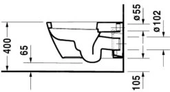 Duravit Starck 2 - Hangend Toilet, Wit 2533090000 -Badkamerartikelen Winkel 7712e3fd4e4dd5b9a42be4bd