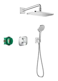 Hansgrohe Croma E - Doucheset 280, Met Ecostat E Inbouw Thermostaatkraan, Chroom 27953000