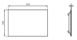 Ideal Standard Septa Pro - Inspectiepaneel, Wit R0137AC -Badkamerartikelen Winkel 7e8dbbdc067eb05b0c81c465