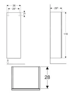 Geberit Smyle Square - Hoge Badkamerkast 1180x360 Mm, Noot 500.361.JR.1 9 Geberit Smyle Square - Hoge Badkamerkast 1180x360 Mm, Noot 500.361.JR.1 -Badkamerartikelen Winkel 7e998657a0bb78637f9cb24d