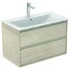 Ideal Standard Connect Air - Wastafelonderkast 800x440x517 Mm, 2 Laden, Decor Licht Hout/lichtbruin Mat E0819UK -Badkamerartikelen Winkel 809db6812d79577d2ede8a87