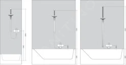 Hansgrohe Raindance - Glijstang 90 Cm En Doucheslang 160 Cm, Chroom 27636000 -Badkamerartikelen Winkel 826b6310d4993609b56f833b