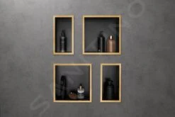 Hansgrohe XtraStoris Individual - Inbouwnis Met Designlijst, 300x300x100 Mm, Mat Zwart/geborsteld Brons 56098140 -Badkamerartikelen Winkel 8ec7d445f4058695244f55f9