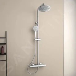 Ideal Standard CeraTherm - T50 Doucheset Met Thermostaat, 200 Mm, 3-jets, Chroom A7230AA -Badkamerartikelen Winkel 948a9f9773aa0085d127a6eb