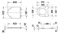 Duravit DuraStyle - WC-zitting Met SoftClose,wit 0020790000 -Badkamerartikelen Winkel 96b70922d1dc603eb59b5ce5