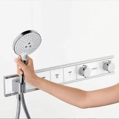Hansgrohe RainSelect - Afbouwdeel Voor Thermostatische Douchekraan Voor 4 Functies, Chroom 15357000 -Badkamerartikelen Winkel 974b1dd74c21b2beadc8fe2d