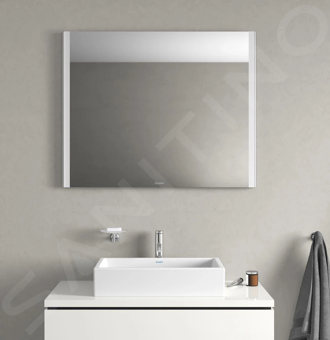 Duravit XSquare - Spiegel 1000x800 Mm, Met LED-verlichting En Verwarming XS7013000000000 8 Duravit XSquare - Spiegel 1000x800 Mm, Met LED-verlichting En Verwarming XS7013000000000 - Afbeelding 6
