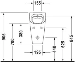 Duravit ME By Starck - Urinoir, Afvoer Horizontaal, Rimless, Wit 2809300000 -Badkamerartikelen Winkel 9d9ece1dc30a5529be6499f7