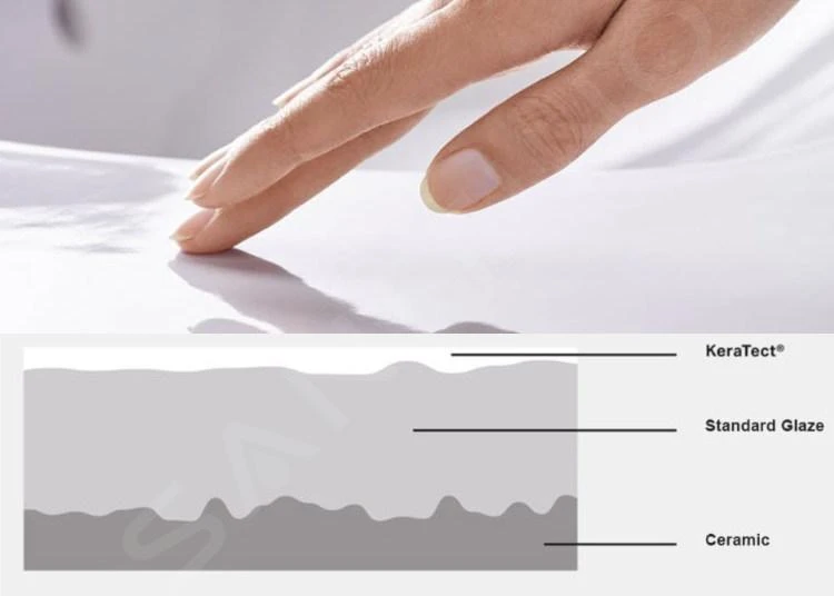 Geberit Acanto - Wandcloset, Rimfree, KeraTect, Wit 500.600.01.8 8 Geberit Acanto - Wandcloset, Rimfree, KeraTect, Wit 500.600.01.8 - Afbeelding 6