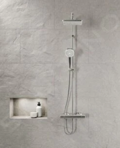 Hansa Micra - Doucheset Style 200 Met Thermostaat, Thermo Cool, ECO, Chroom 44350230 -Badkamerartikelen Winkel a12ef058c64fb932b9904865