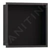 Hansgrohe XtraStoris Individual - Inbouwnis Met Designlijst, 300x300x100 Mm, Mat Zwart/geborsteld Zwart Chroom 56098340 -Badkamerartikelen Winkel a354514f2a7e1b6bc5ea67ce