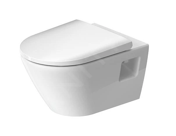 Duravit D-Neo - Hangend Toilet, Rimless, Wit 2578090000 3 Duravit D-Neo - Hangend Toilet, Rimless, Wit 2578090000