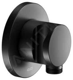 Keuco IXMO - Wandaansluitbocht Met Houder, Mat Zwart 59592370001