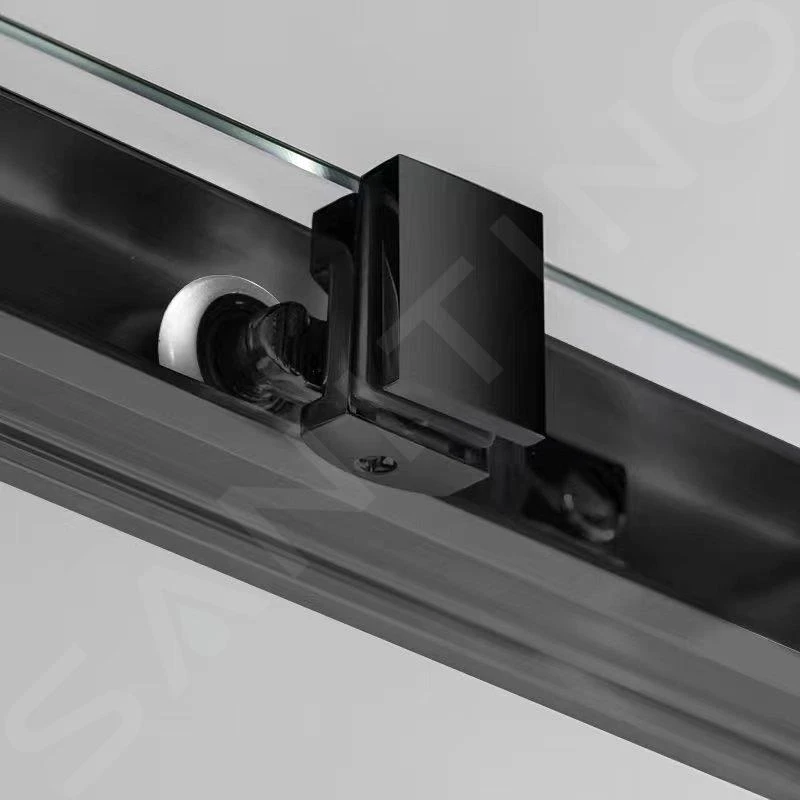 Gelco Sigma - Douchehoek 120x90 Cm, R550, Mat Zwart/helder Glas GS1290B 6 Gelco Sigma - Douchehoek 120x90 Cm, R550, Mat Zwart/helder Glas GS1290B - Afbeelding 4