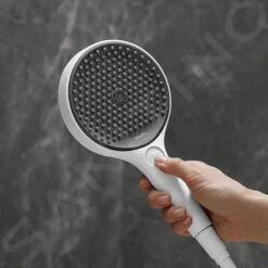 Hansgrohe Rainfinity - Handdouche 130, 3jet, EcoSmart, Mat Wit 26865700 -Badkamerartikelen Winkel ac33ee29b74096209d4d7888