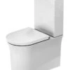 Duravit White Tulip - Duoblok Toilet, Vario Afvoer, Rimless, HygieneGlaze, Wit 2197092000 -Badkamerartikelen Winkel ac9180499e3ba7c269333205