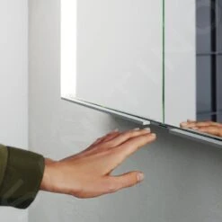 Keuco Royal Match - Spiegelkast Met LED-verlichting, Inbouw, 800x700x149 Mm, Zilver Geanodiseerd 12812171311 -Badkamerartikelen Winkel ae09c32db60cae55f50abd2a 1