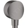 Hansgrohe Fixfit - Wandaansluitbocht S Met Terugslagklep, Geborsteld Zwart Chroom 26453340 -Badkamerartikelen Winkel b178e519a7567e9362c570fd