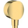 Hansgrohe Fixfit - Wandaansluitbocht S Met Terugslagklep, Gepolijst Goud 26453990 -Badkamerartikelen Winkel b182101e3ab7a14fb0518657
