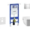 Geberit Duofix - Inbouwreservoir Voor Hangend Toilet Met SIGMA30 Bedieningsknop, Glanzend Chroom/chroom Mat + Tece One - Hangend Douche-wc En Wc-bril, Rimless, SoftClose 111.355.00.5 NT6 2 Geberit Duofix - Inbouwreservoir Voor Hangend Toilet Met SIGMA30 Bedieningsknop, Glanzend Chroom/chroom Mat + Tece One - Hangend Douche-wc En Wc-bril, Rimless, SoftClose 111.355.00.5 NT6 -Badkamerartikelen Winkel b75957e67757e231cadb19f0