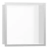 Hansgrohe XtraStoris Individual - Inbouwnis Met Designlijst, 300x300x100 Mm, Mat Wit/geborsteld Rvs 56099800 -Badkamerartikelen Winkel be42d8d0c32942b3b8838137