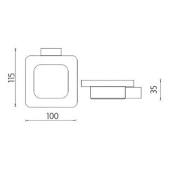 Kielle Vega - Zeephouder, Mat Glas/chroom 40318010 5 Kielle Vega - Zeephouder, Mat Glas/chroom 40318010 -Badkamerartikelen Winkel be79ee6c875f71029a96f65f