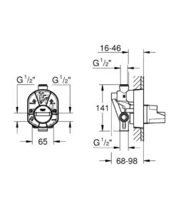 Grohe Inbouwdelen - Inbouwkraanhuis 33961000 -Badkamerartikelen Winkel c6becf77815c3cd29958a0b3