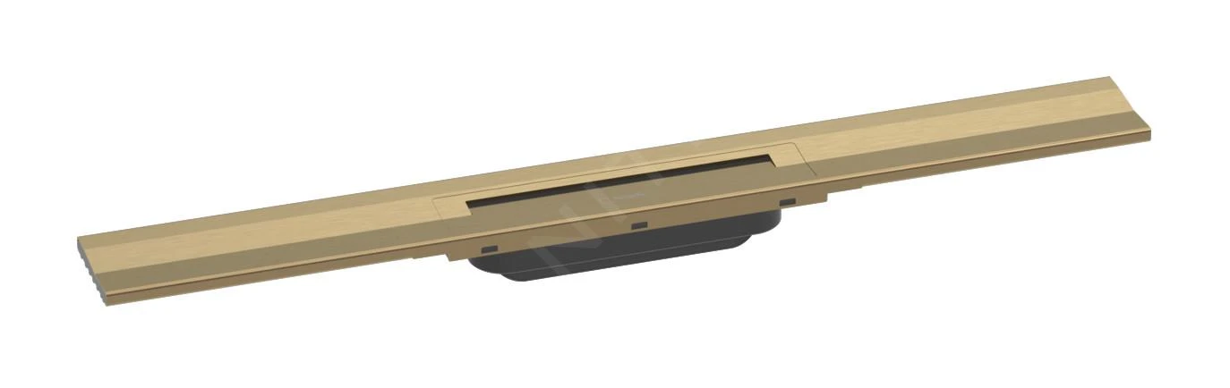 Hansgrohe RainDrain Flex - Douchegoot Met Rvs Rooster 700, Wandmodel, Inkortbaar, Geborsteld Brons 56050140 3 Hansgrohe RainDrain Flex - Douchegoot Met Rvs Rooster 700, Wandmodel, Inkortbaar, Geborsteld Brons 56050140