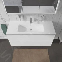 Duravit L-Cube - Wastafelonderkast 550x1220x481 Mm, 2 Laden, Wit Mat LC624301818 -Badkamerartikelen Winkel ca3ad477b9bcd958abda26bc