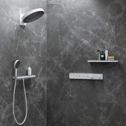 Hansgrohe Rainfinity - Handdouche 130, 3jet, EcoSmart, Mat Wit 26865700 -Badkamerartikelen Winkel cbaaf7f1548bcb62e6e5fec3