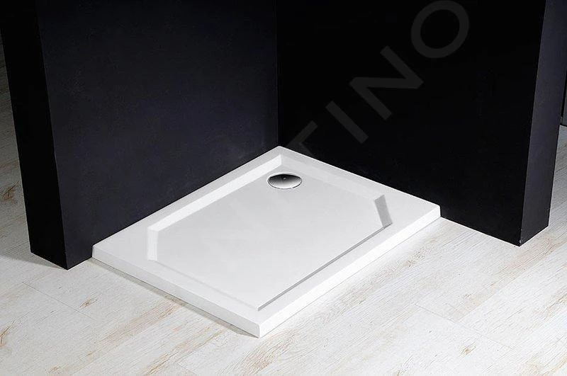 Gelco Douchebakken - SARA Douchebak Van Gegoten Marmer, 1000x750x35 Mm, Wit HS10075 5 Gelco Douchebakken - SARA Douchebak Van Gegoten Marmer, 1000x750x35 Mm, Wit HS10075 - Afbeelding 3