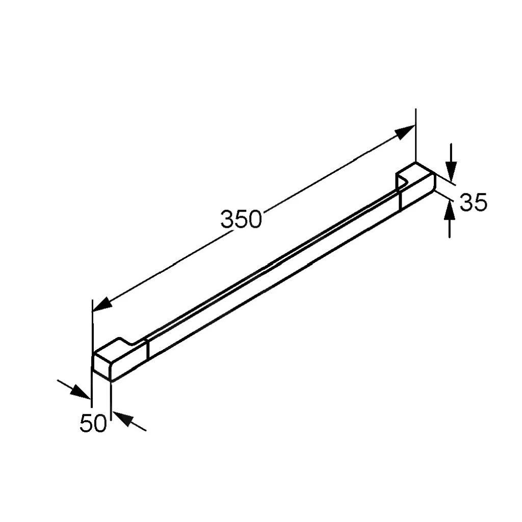 Kludi E2 - Badgreep, Chroom 4998105 4 Kludi E2 - Badgreep, Chroom 4998105 - Afbeelding 2