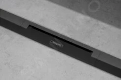 Hansgrohe RainDrain Flex - Douchegoot Met Rvs Rooster 1200, Te Plaatsen In De Ruimte, Inkortbaar, Mat Zwart 56047670 -Badkamerartikelen Winkel d15701de994f5aab4f40c917