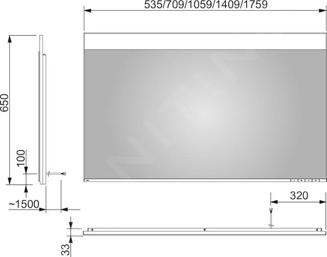 Keuco Edition 400 - Spiegel Met LED Verlichting En Verwarming, 709x650 Mm 11596171501 4 Keuco Edition 400 - Spiegel Met LED Verlichting En Verwarming, 709x650 Mm 11596171501 - Afbeelding 2