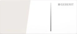 Geberit Omega70 - Bedieningspaneel, Glas/wit 115.084.SI.1