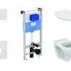 Ideal Standard ProSys - Toiletset - Inbouwreservoir, Closet Alpha Met WC-zitting, Oleas M1 Bedieningsplaat, SoftClose, Wit ProSys120M SP40 -Badkamerartikelen Winkel e1770132c07904a6a5f5ebfb