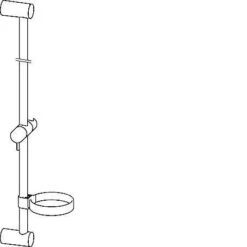 Hansa Viva - Douchestang 600 Mm, Chroom 44140100 -Badkamerartikelen Winkel e2a582ee3e44de28ad1f31ff