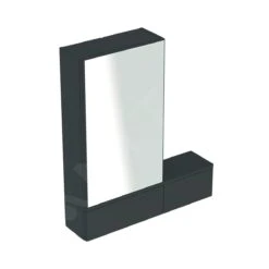 Geberit Selnova Square - Spiegelkast 850x708x176 Mm, 3 Deuren, Mat Lava 501.391.JK.1
