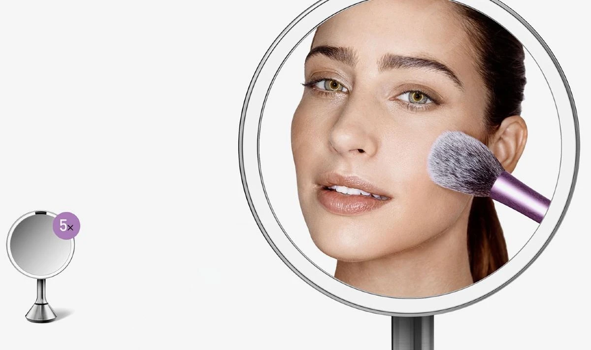 Simplehuman Make-up Spiegels - Spiegel Met LED Verlichting Wandbevestiging, Glanzend Rvs ST3016 9 Simplehuman Make-up Spiegels - Spiegel Met LED Verlichting Wandbevestiging, Glanzend Rvs ST3016 - Afbeelding 7