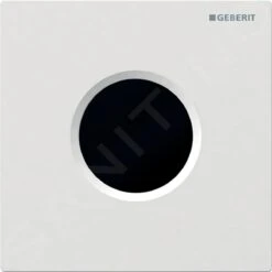 Geberit Spoelsystemen - Wc-besturing Met Elektronische Spoelactivering, Bedieningsplaat Type 01, Batterijvoeding, Alpine Wit 116.031.11.5