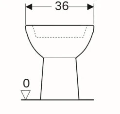 Geberit Selnova - Staande Toiletpot, Bodemafval, 670x360 Mm, Wit 500.281.01.1 -Badkamerartikelen Winkel e8690a36dce9c8be12556a2a