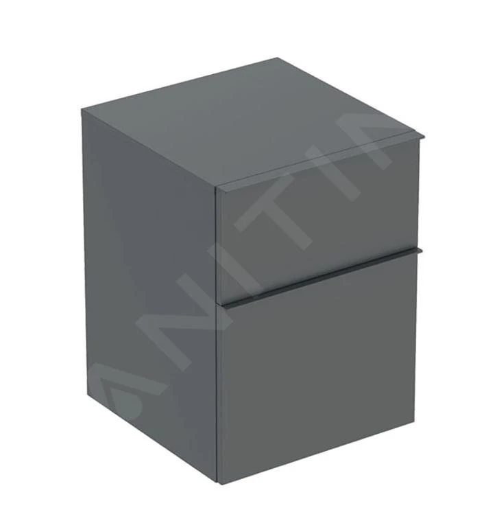 Geberit ICon - Zijkast 45x60x48 Cm, 2 Laden, Lava 502.315.JK.1 3 Geberit ICon - Zijkast 45x60x48 Cm, 2 Laden, Lava 502.315.JK.1