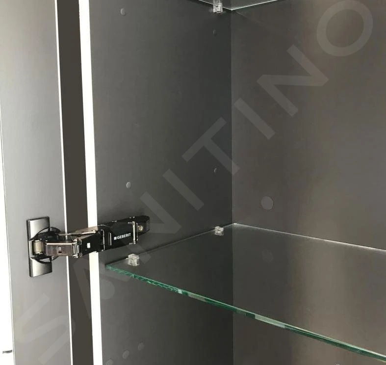 Geberit Smyle Square - Hoge Badkamerkast 1180x360 Mm, Noot 500.361.JR.1 8 Geberit Smyle Square - Hoge Badkamerkast 1180x360 Mm, Noot 500.361.JR.1 - Afbeelding 6