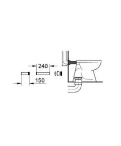Grohe Reserveonderdelen - Inlaatgarnituur, Alpine Wit 37102SH0 -Badkamerartikelen Winkel f3a43aa28fe4b6fcf8cea8a0