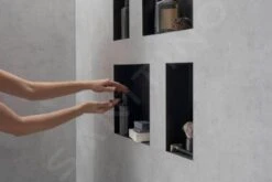 Hansgrohe XtraStoris Minimalistic - Inbouwnis, 300x150x100 Mm, Mat Zwart 56070670 -Badkamerartikelen Winkel f535134c703fba596aa39b35