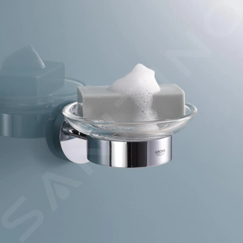 Grohe Essentials - Zeepschaal Met Houder, Chroom 40444001 5 Grohe Essentials - Zeepschaal Met Houder, Chroom 40444001 - Afbeelding 3