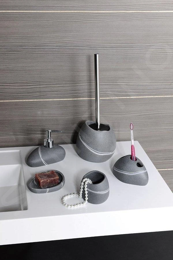 Sapho Ridder Little Rock - Toiletborstel, Grijs 22190407 4 Sapho Ridder Little Rock - Toiletborstel, Grijs 22190407 - Afbeelding 2